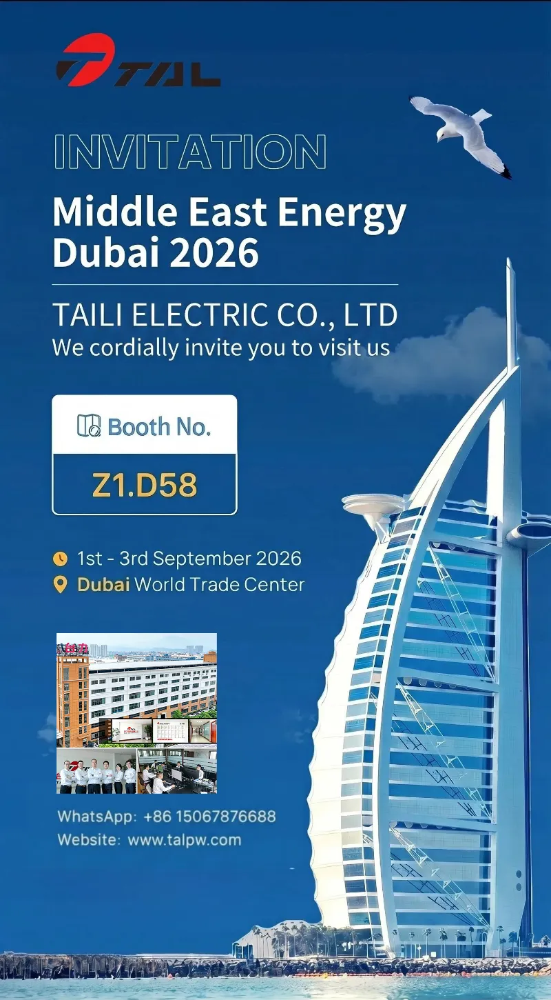 TAILI, ki je globoko zakoreninjen v prenosu in distribuciji električne energije, predstavlja trdno moč na Middle East Energy Dubai 2026